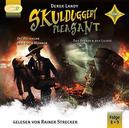 Skulduggery Pleasant 8 Die Rückkehr der Toten Männer + 9 Das Sterben des Lichts: gelesen von Rainer Strecker, 4 mp3-CD, ca. 25 Std. 35 Min. (Skulduggery Pleasant, 8-9)