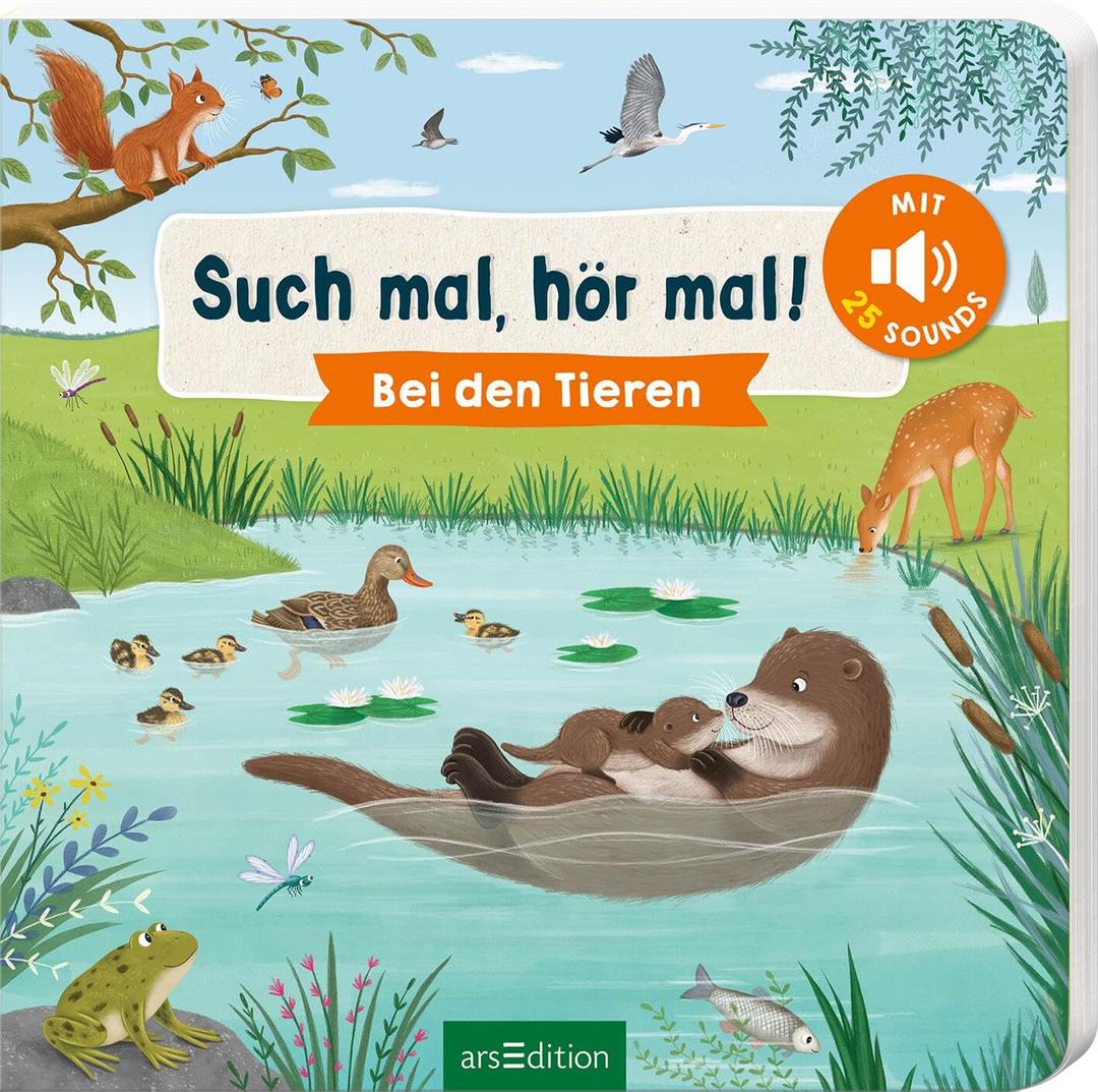 Such mal, hör mal! Bei den Tieren: Mit 25 Geräuschen | Soundbuch mit Tieren zum Suchen mit dazugehörigen Sounds für Kinder ab 18 Monaten