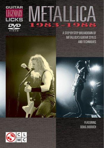 Metallica - Legendary Guitar Licks: Metallica 1983-1988 (DVD) (DVD)