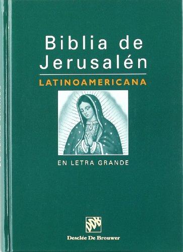 Biblia de Jerusalén latinoamericana (letra grande)