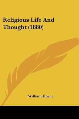 Religious Life And Thought (1880)