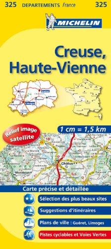 CREUSE/HAUTE - VIENNE 11325 CARTE ' LOCAL ' (France) MICHELIN KAART (KAARTEN/CARTES MICHELIN)