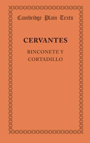 Rinconete y Cortadillo (Cambridge Plain Texts)