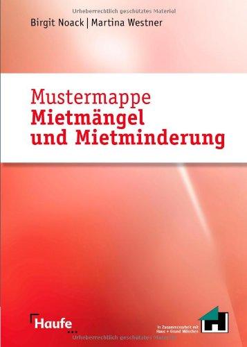 Mustermappe  Mietmängel und Mietminderung