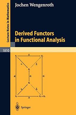 Derived Functors in Functional Analysis (Lecture Notes in Mathematics, 1810, Band 1810)