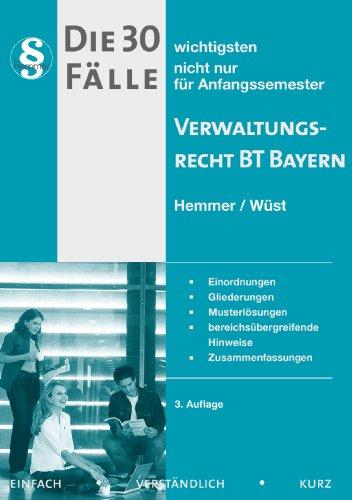 30 Fälle Verwaltungsrecht - Bayern