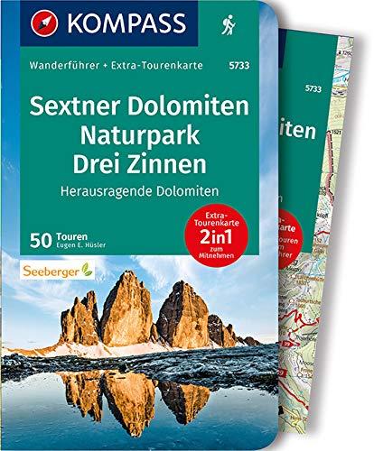 KOMPASS Wanderführer WF 5733 Sextner Dolomiten, Naturpark Drei Zinnen: Wanderführer mit Extra-Tourenkarte 1:50.000, 50 Touren, GPX-Daten zum Download