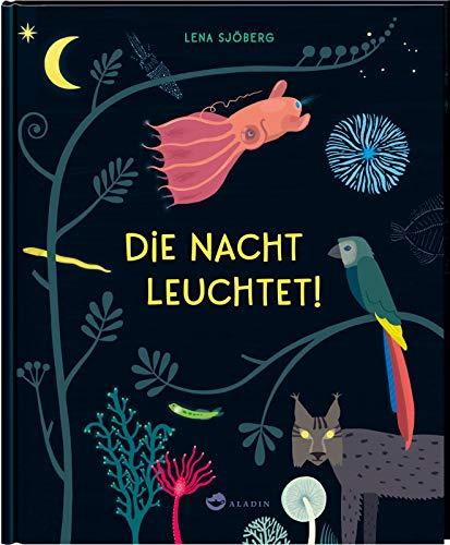 Die Nacht leuchtet!: | Bilderbuch über die Phänomene der Nacht für Kinder ab 4 Jahren, Cover leuchtet im Dunkeln