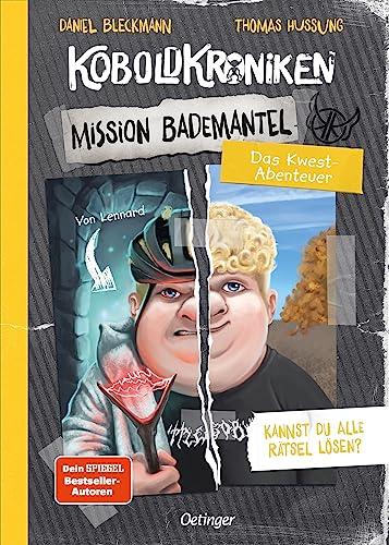 KoboldKroniken. Mission Bademantel: Das Kwest-Abenteuer von Lennard. Interaktives Lese- und Rätselabenteuer mit Escape-Elementen für Kinder ab 9 Jahren