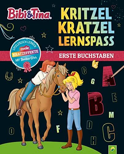 Bibi & Tina Kritzel-Kratzel-Lernspaß: Erste Buchstaben: Für Kinder ab 5 Jahren | Spielerische Schulvorbereitung. Lernübungen, Rätsel und Aufgaben mit den Freunden vom Martinshof