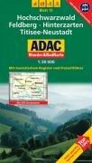 ADAC Wander- & RadKarte 15. Hochschwarzwald. Feldberg - Hinterzarten - Titisee - Neustadt: Südlicher Schwarzwald 1:30.000