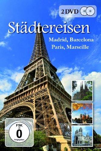 Städtereisen - Madrid, Barcelona, Paris, Marseille [2 DVDs]