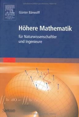 Höhere Mathematik für Naturwissenschaftler und Ingenieure