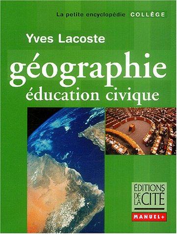 Géographie, éducation civique