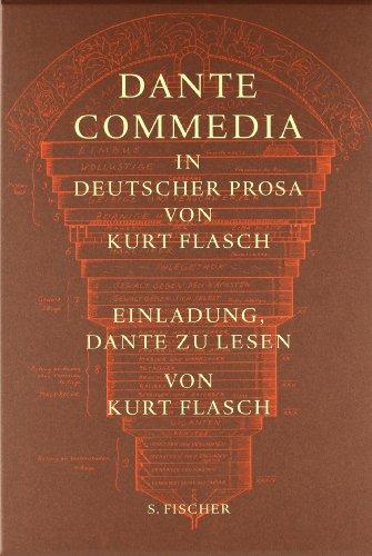 Commedia: Kassette mit zwei Bänden: I.Commedia. In deutscher Prosa von Kurt Flasch<br /> II.Einladung, Dante zu lesen: I.Commedia. In deutscher Prosa von Kurt Flasch. II.Einladung, Dante zu lesen