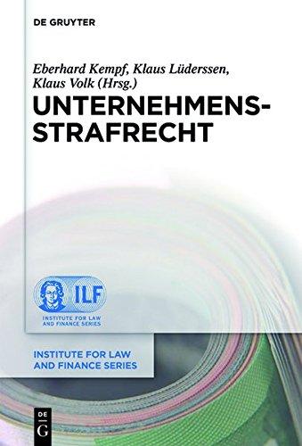 Unternehmensstrafrecht (Institute for Law and Finance Series, Band 10)