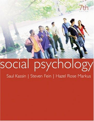 Social Psychology