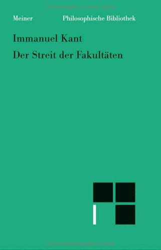 Philosophische Bibliothek, Bd.522, Der Streit der Fakultäten.