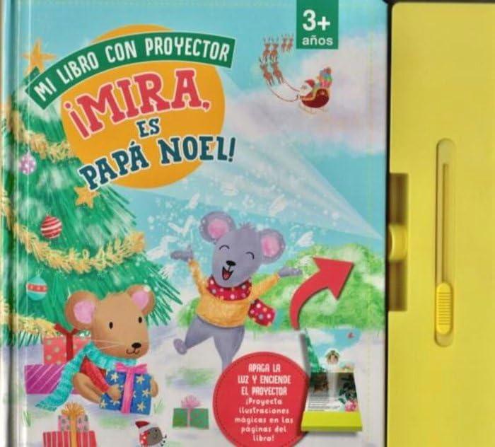 MI LIBRO CON PROYECTOR MIRA ES PAPA NOEL