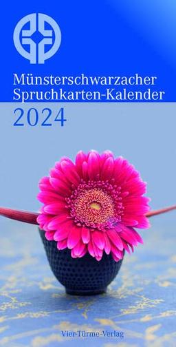 Münsterschwarzacher Spruchkarten-Kalender 2024 (Münsterschwarzacher Kalender)