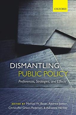 Dismantling Public Policy: Preferences, Strategies, And Effects