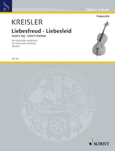 Liebesfreud - Liebesleid: Violoncello und Klavier. (Edition Schott)