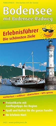 Bodensee mit Bodensee-Radweg: Erlebnisführer mit Informationen zu Freizeiteinrichtungen auf der Kartenrückseite. Wetterfest, reißfest, abwischbar, GPS-genau. 1:130000 (Erlebnisführer / EF)