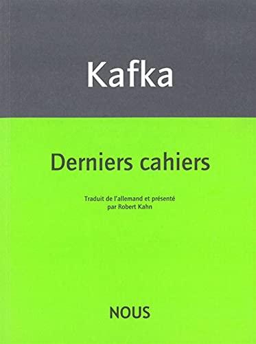 Derniers cahiers : 1922-1924