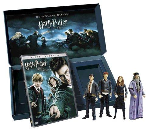 Harry Potter 5 Collector`s Edition limitiert (2 DVDs inkl. 4 Harry Potter Actionfiguren: Harry, Ron, Hermine und Dumbledore)