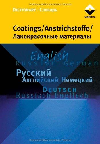 Dictionary Coatings, Anstrichstoffe