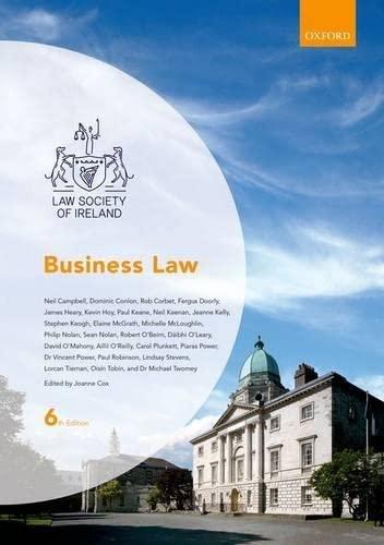 Business Law (Law Society of Ireland Manual)