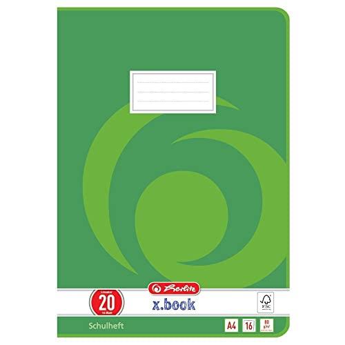 Herlitz 3322005 Schulheft,16 Blatt, Lineatur 20, A4