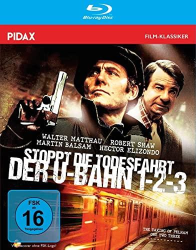 Stoppt die Todesfahrt der U-Bahn 1-2-3 (The Taking of Pelham One Two Three) / Spannender Kultthriller mit Starbesetzung (Pidax Film-Klassiker) [Blu-ray]