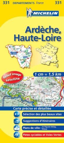 ARDECHE / HAUTE - LOIRE 11331 CARTE ' LOCAL ' ( France ) MICHELIN KAART (KAARTEN/CARTES MICHELIN)