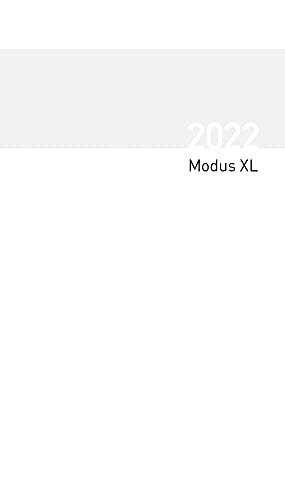 Taschenkalender Modus XL geheftet Einlage 2022: Kalendereinlage für Taschenkalender Modus XL geheftet