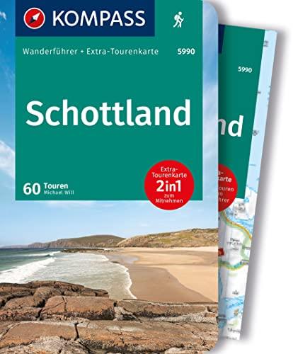 KOMPASS Wanderführer Schottland, 60 Touren: Wanderungen an den Küsten und in den Highlands, mit Extra-Tourenkarte, GPX-Daten zum Download