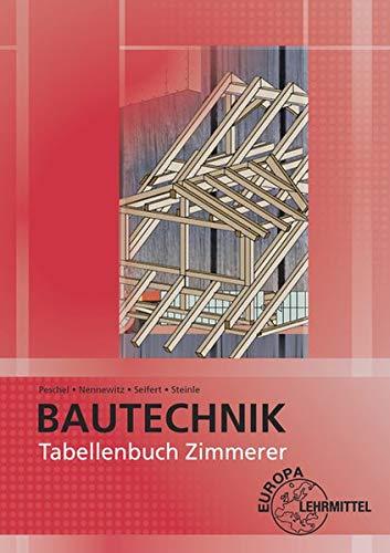 Tabellenbuch Zimmerer: Tabellen - Formeln - Regeln - Bestimmungen