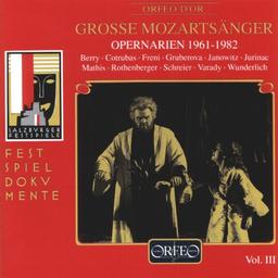 Große Mozartsänger Vol. 3 (Opernarien 1961-1982)