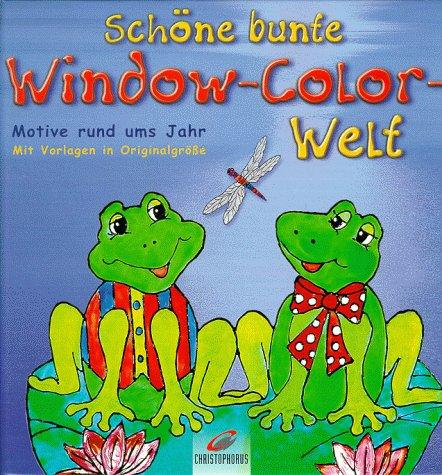 Schöne bunte Window-Color-Welt