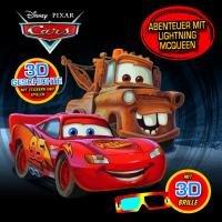 Disney Cars - Abenteuer mit Lighting McQueen (3D): 3D Geschichte, Sticker, Spiele und 3 D Brille