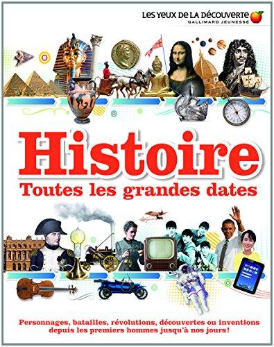 Histoire, toutes les grandes dates : personnages, batailles, révolutions, découvertes ou inventions depuis les premiers hommes jusqu'à nos jours !