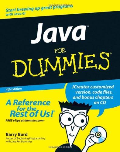 Java For Dummies (For Dummies (Computers))