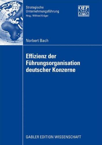 Effizienz der Führungsorganisation deutscher Konzerne (Strategische Unternehmungsführung)