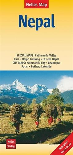 Nepal | Népal: 1 : 480,000 / 1 : 1,500,000 | reiß- und wasserfest; indéchirable et imperméable; irrompible & impermeable (Nelles Map)