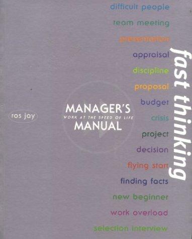 Manager's Manual (Thinking Fast)