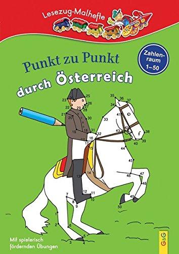 LESEZUG/ Malbuch: Punkt zu Punkt durch Österreich: Lesezug-Malheft