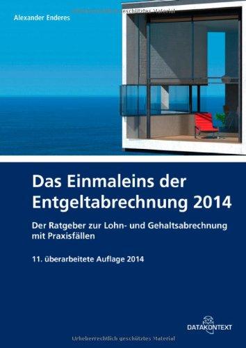 Einmaleins der Entgeltabrechnung 2014