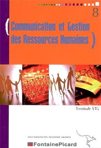 Communication et gestion des ressources humaines, terminale STG