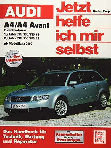 Audi A4 / A4 Avant     ab Modelljahr 2000: Dieselmotoren  //  Repron der 1. Auflage 2002 (Jetzt helfe ich mir selbst)