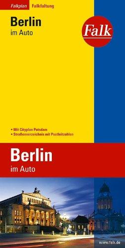 Falkplan Falk-Faltung Berlin im Auto mit Cityplan Potsdam